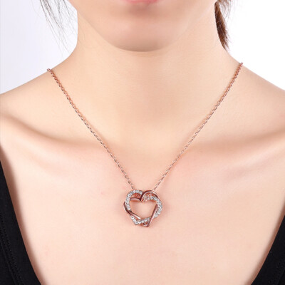 Cartier Pav&eacute; Diamond Heart Pendant Necklace At