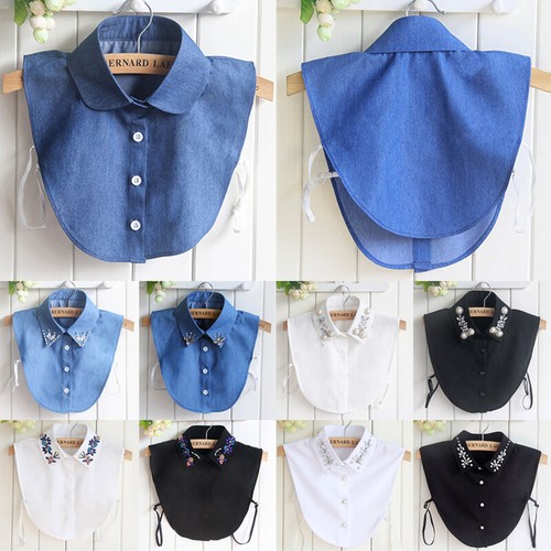 Women Fake Collar Detachable Floral For 