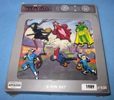 Marvel Wanda Vision 6 Pin Collectors Set, new in a rough box