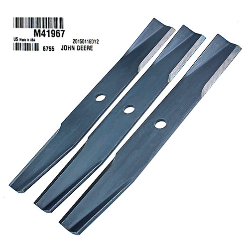 John Deere Original Equipment 3 Mower Blades #M41967