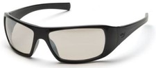 Pyramex Goliath Safety Glasses with Black Frame and Indoor/Outdoor Lens