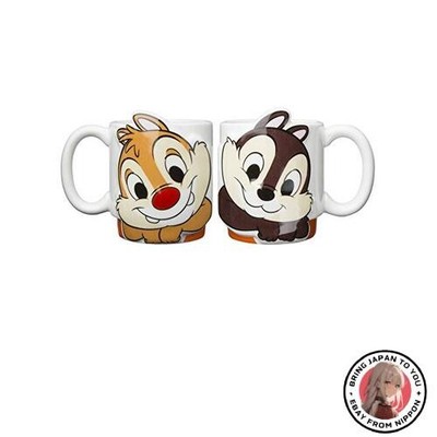 Neu Disney Chip 'n' Dale Chip und Dale Love Paar Becher 250 ml SAN2316