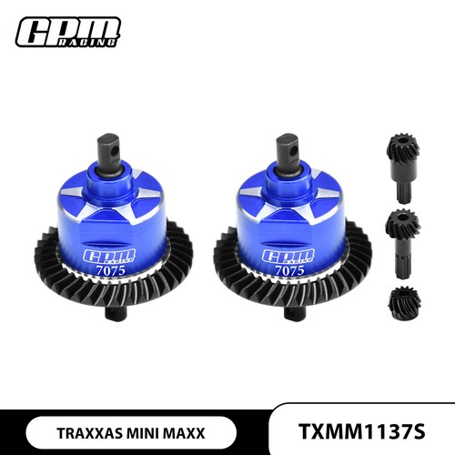 GPM CS+7075 Alloy F&R Complete Diffs TRAXXA Mini Maxx / Mini XRT / Mini Slash - Picture 9 of 14