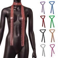Sparkling Sequin Scarf Nightclub Glamour Shiny Fashion Accessory For Parties