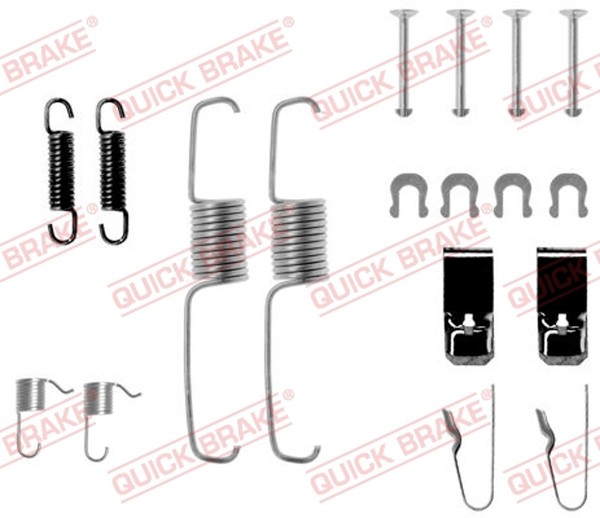 Quick Brake ZubehöRsatz Bremsbacken 105-0534 FüR Toyota Starlet Corolla Liftback-image