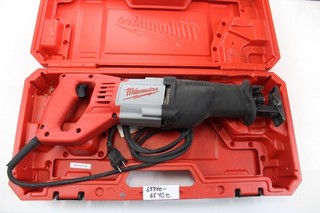 Milwaukee Sawzall 6519 31 Reciprocating Saw Kit used 6534e 6540e