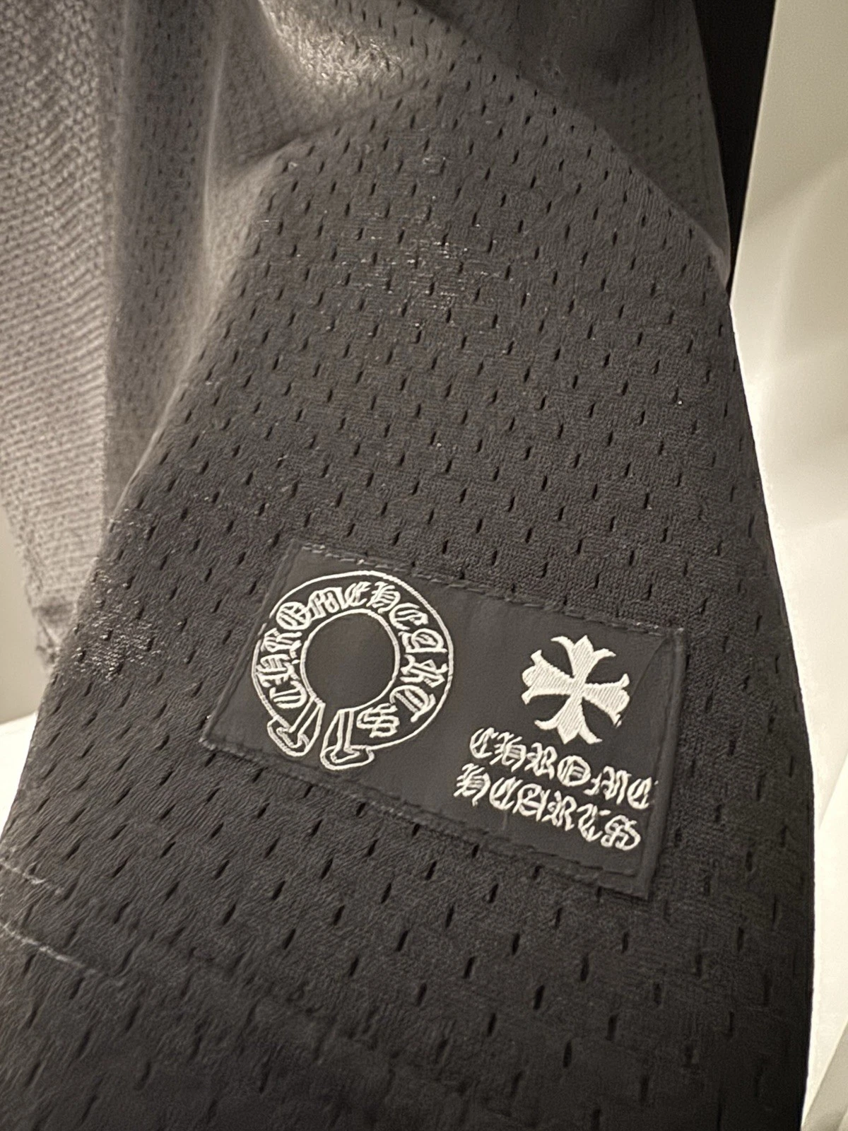 CHROME HEARTS Maglia manica lunga floreale cuori cromati