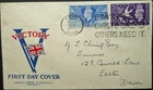 GB 11 JUN 1948 WWII VICTORY KGVI FIRST DAY COVER FDC W/ EXETER CDS
