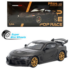 Pop Race 1:64 Darwin PRO Toyota Supra Black Carbon #398