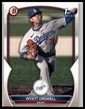 2023 Bowman Draft #BD-63 Wyatt Crowell