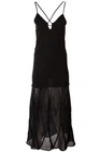 JACQUEMUS BLACK KNIT MAXI DRESS SMALL