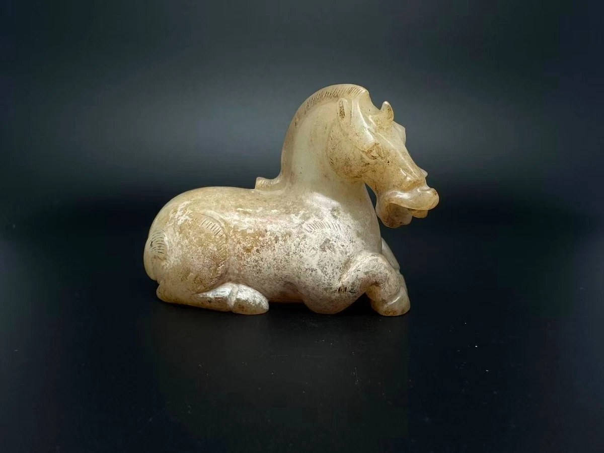 马古董原始玉石古董中国雕塑、雕像| eBay