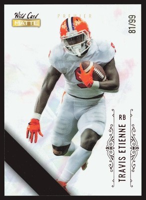 2021 Wild Card Matte White #MBC-10 Travis Etienne /99 SN