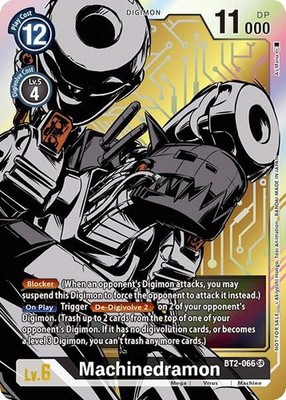Digimon Card Game Machinedramon - BT2-066 (Dash Pack Ver. 1.0) Release BT2-066