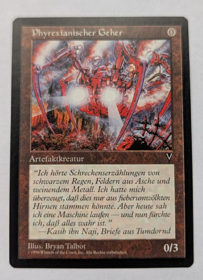 Magic Mtg German Visions Phyrexian Walker   near mint