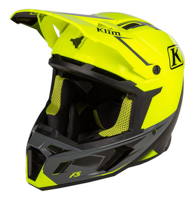 3910-000-170-016 KLIM F5 Helmet ECE Legion Hi-Vis 3X