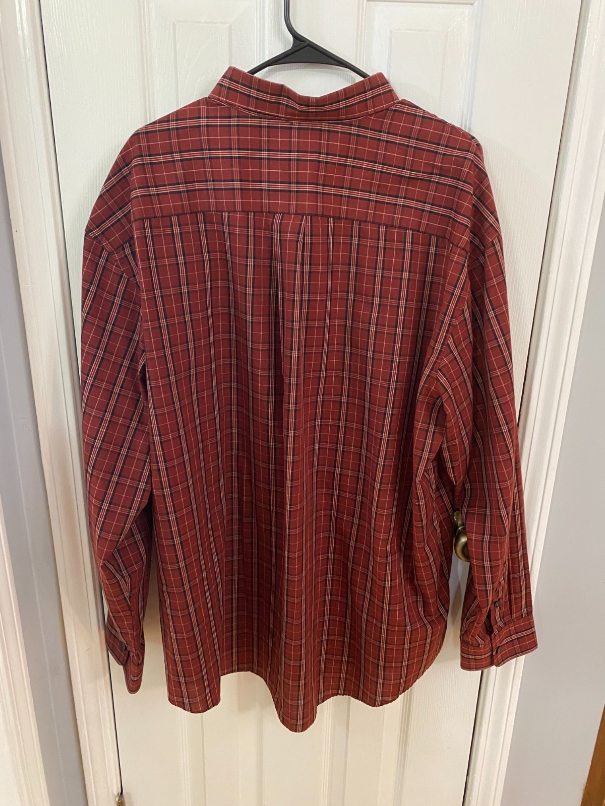 Van Heusen Men’s XXL Red Plaid Button-Down Shirt Long Sleeve thumbnail 6