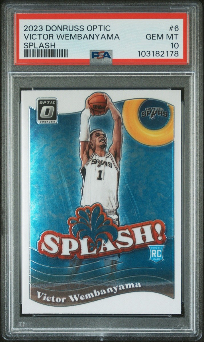 PSA 10 2023-24 Panini Donruss Optic Splash #6 Victor Wembanyama RC