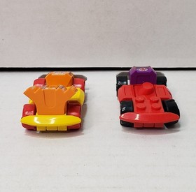 LEGO Racers Xalax Lightor 4573 Just the Lot of 2 cars Vintage 2001