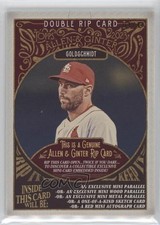 2023 Topps Allen & Ginter Dual Rip Cards /46 Paul Goldschmidt Mark McGwire
