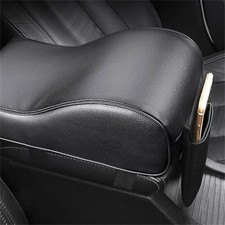 Car Memory Foam Armrest Cushion Centre Console Pad Phone Pocket