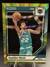 2024-25 Donruss Holo Yellow Laser #162 Vasilije Micic - Charlotte Hornets /25