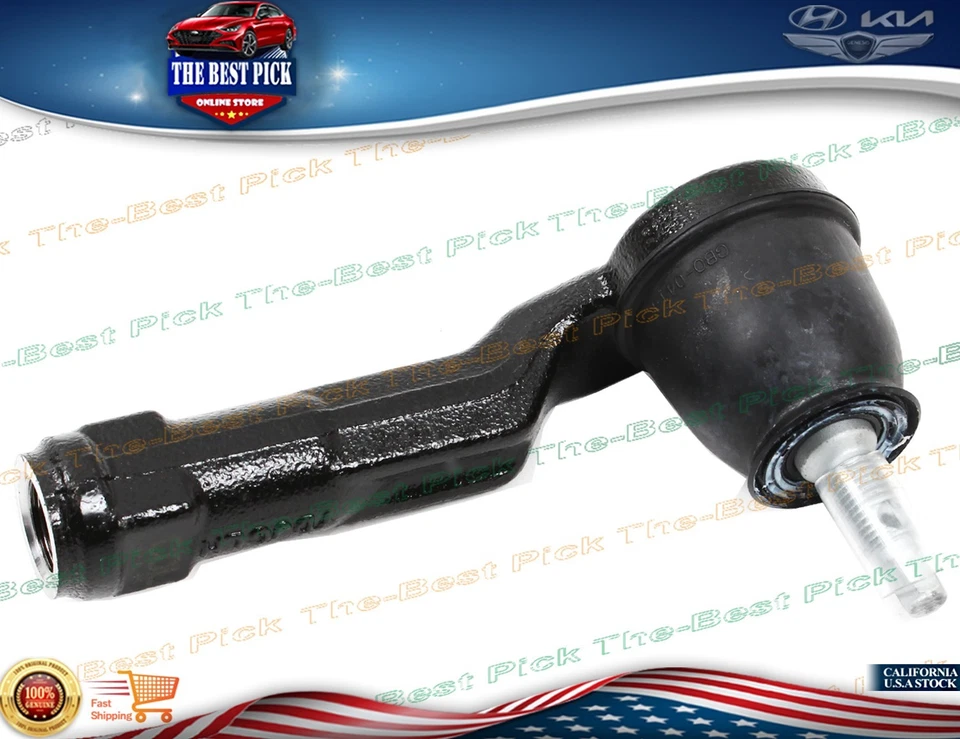 2 PIEZAS⭐GENUINO⭐ Extremo de varilla de amarre exterior izquierda y derecha para Elantra Kona Forte 2016-2020 Foto 4 de 4