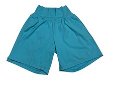 Halara SoftlyZero Airy Super High Waist InstantCool Yoga Shorts 7" Teal SZ S