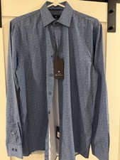 Ben Sherman Men's Medium Size, Blue, Long Sleeve Button up Dress Shirt