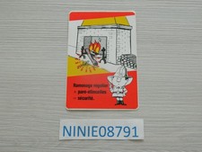 AUTOCOLLANT ramonage  = sécurité  STICKER  prevention feu de cheminée