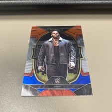 2023 Panini Select WWE #20 Omos Red & Blue