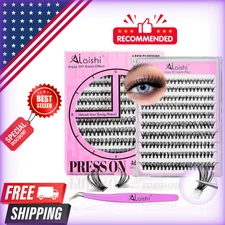 No Glue Needed Lashes,Self Adhesive Eyelashes,DIY Lash Cluster Eyelash AILAISHI