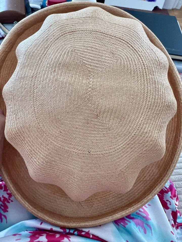 Rare Vintage Straw Cloche Hat By Emm & Co for Móntaldo’s - RARE - 1920s or 30s - Image 3 of 4