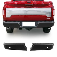 LH RH Rear Bumper End Caps for Ford F-150 2015-2020 W/ Park Assist Sensors