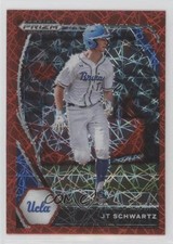 2021 Panini Prizm Draft Picks Red Velocity Prizm JT Schwartz #PDP111 md3