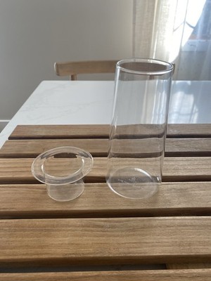 Partylite Symmetry P91205 Graduated Glass Votive Holder Tealights 2012