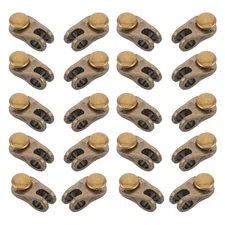 20 Sets High Top Shoe Decorative Buckle Boot Lace Hooks Repair Kits