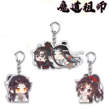New 3pcs Acrylic Keychains Anime Mo Dao Zu Shi Lan Wangji Wei Wuxian Key Chains