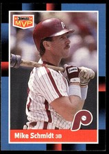 Mike Schmidt 1988 Donruss #BC-4 Philadelphia Phillies FREE SHIPPING AutographDen
