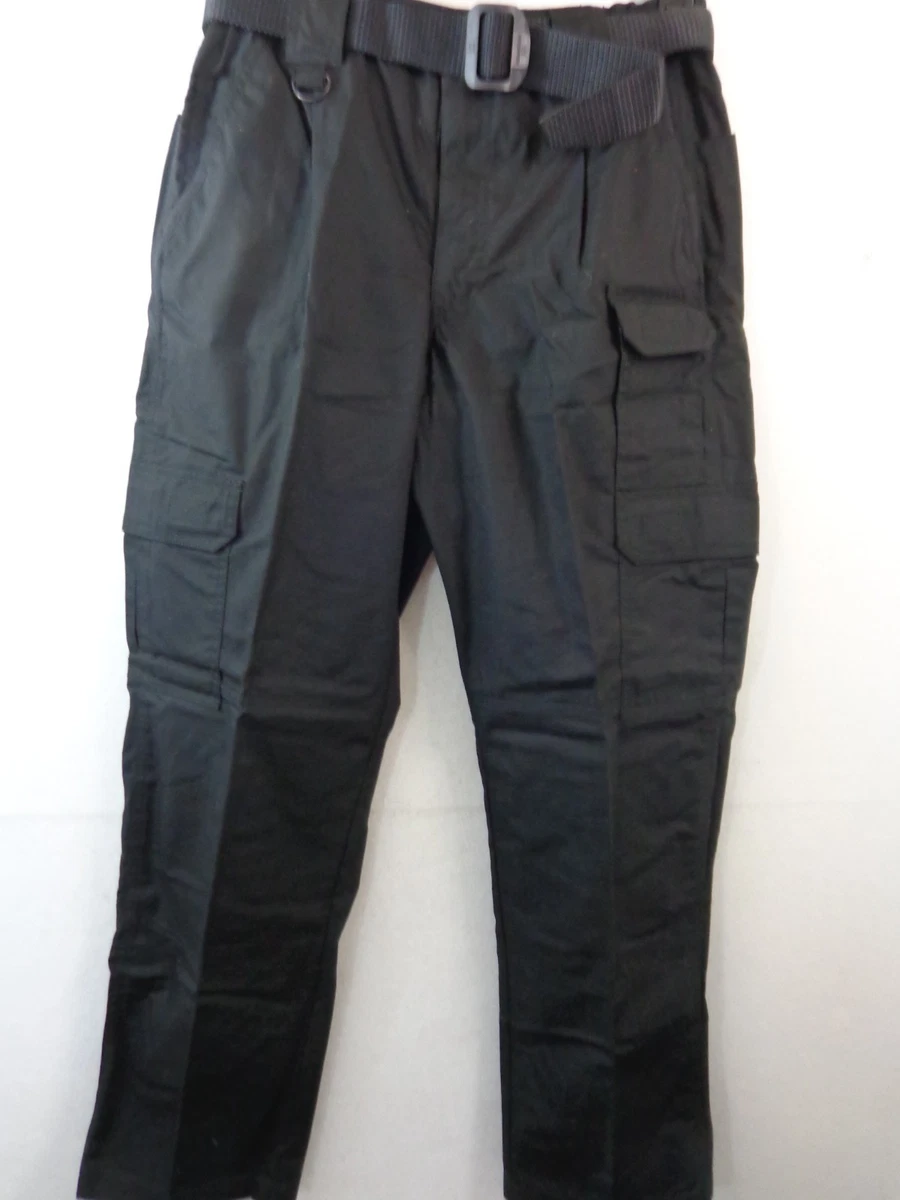 Flexcamo - Pantaloni tattici impermeabili, da uomo, mimetici, larghi, per attività all'aperto, escursionismo, lavoro, Nero , XL