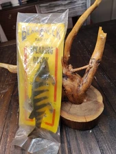 NOS Vintage Spearing Decoy Yellow Perch 8" In Original Packaging S40