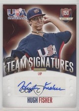 2014 USA Baseball Box Set 15U National Team Signatures /299 Hugh Fisher Auto 0l2