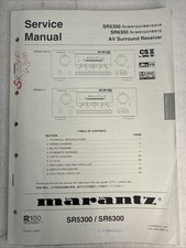 Vintage Marantz Service Manual Model Number SR5300 SR6300