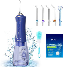 Water Flossers for Teeth, 300ML Cordless Oral Irrigator Rechargeable Dental Flos