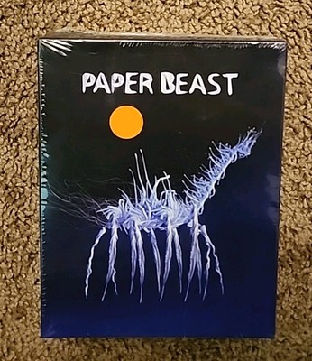 Paper Beast Collector's Edition (PS4) NEW LRG - Some Wear Creases. SEE PHOTOS