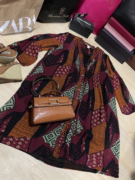 Women Diane Von Furstenberg Dress Multicolor Silk #39GE