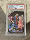 2018-19 Finest UEFA Lionel Messi No. 2 Finest Careers Die-Cut SP PSA 10 POP 1