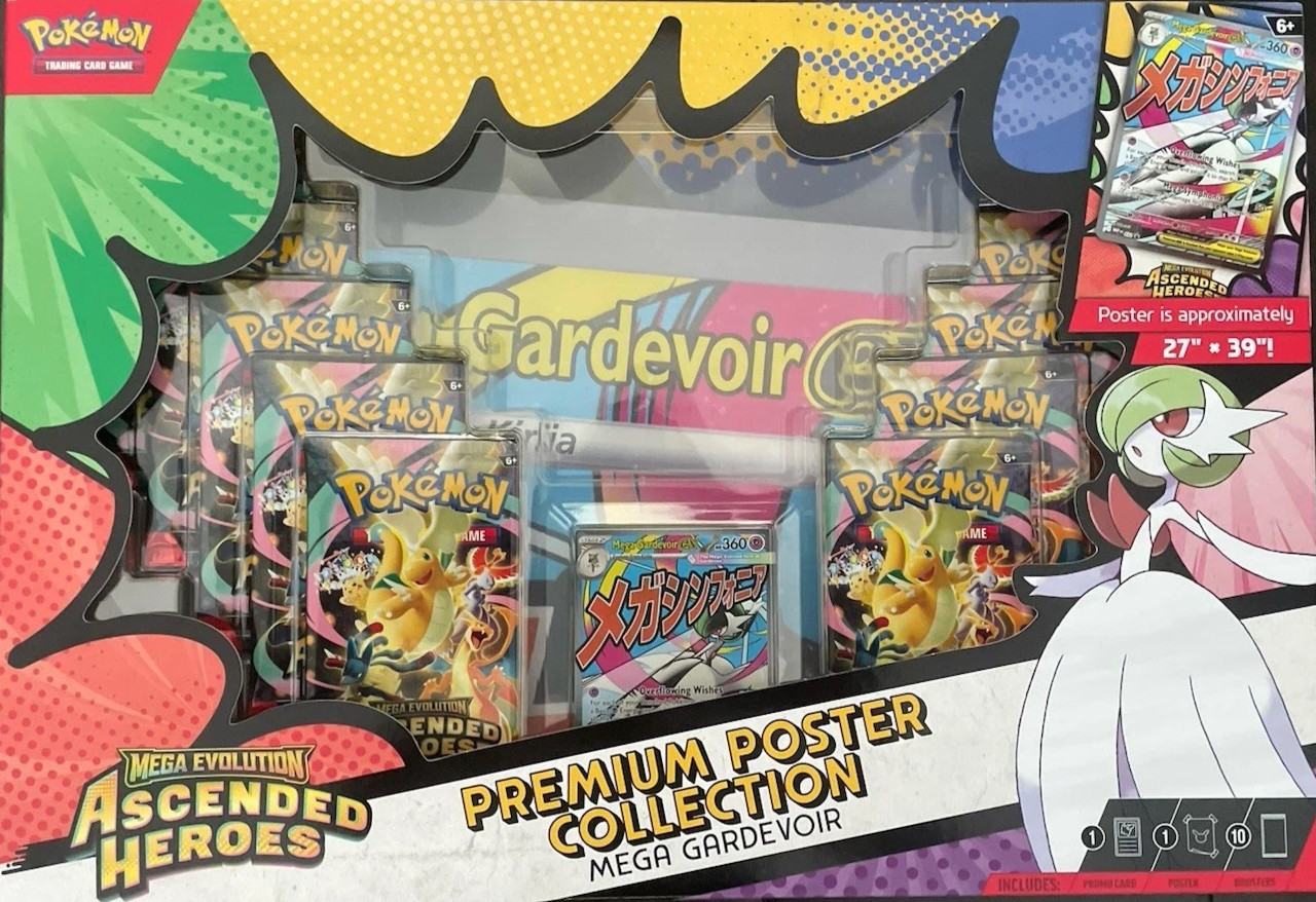 Pokémon TCG: Mega Evolution — Ascended Heroes Premium Poster Collection