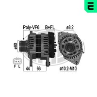 Lichtmaschine Generator Lima Era 209388A FüR Astra P10 Opel Gtc 14V Caravan S10