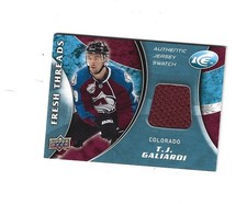 2009-10 Upper Deck Ice Fresh Threads #FTTG T.J. Galiardi   COLORADO AVALANCHE
